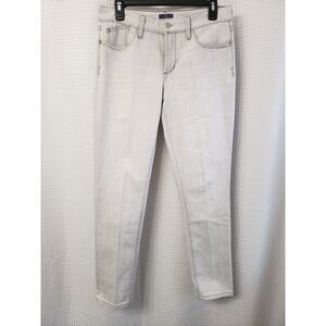 NYDJ Womens Jeans Size 6 Gray Purple Undertones Lift Tuck Tech Comfy Legging USA